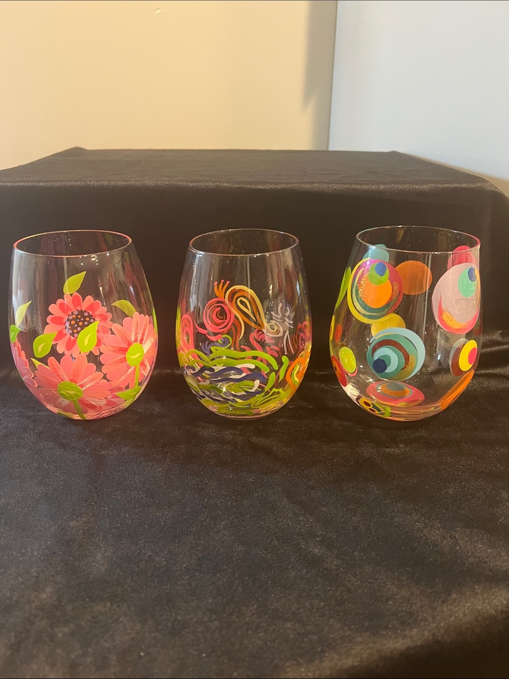 Lolita stemless wine glass (set of 3)